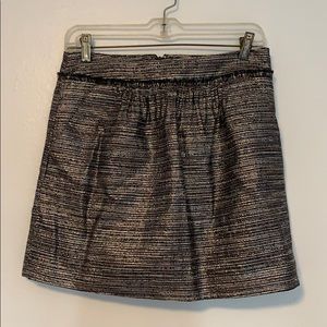 Gap Metallic Tweed Miniskirt